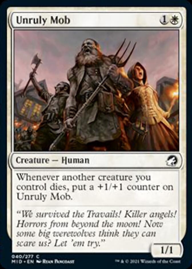 Unruly Mob [Innistrad: Midnight Hunt] | Good Games Cannington