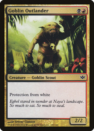 Goblin Outlander [Conflux] | Good Games Cannington