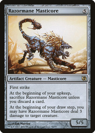 Razormane Masticore [Duel Decks: Elspeth vs. Tezzeret] | Good Games Cannington
