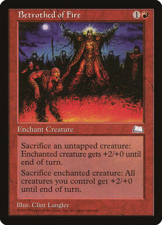 Betrothed of Fire [Weatherlight] | Good Games Cannington