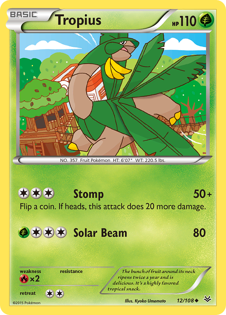 Tropius (12/108) [XY: Roaring Skies] | Good Games Cannington