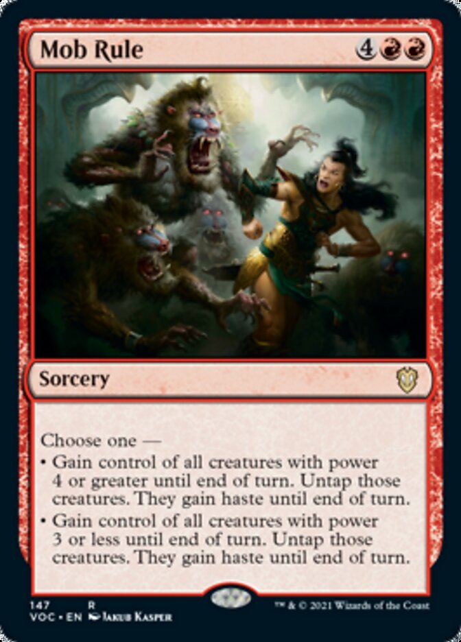 Mob Rule [Innistrad: Crimson Vow Commander] | Good Games Cannington