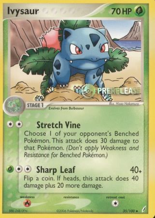 Ivysaur (35/100) (Prerelease Promo) [Nintendo: Black Star Promos] | Good Games Cannington