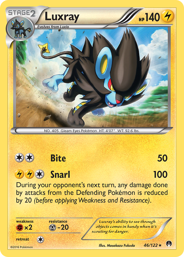 Luxray (46/122) [XY: BREAKpoint] | Good Games Cannington