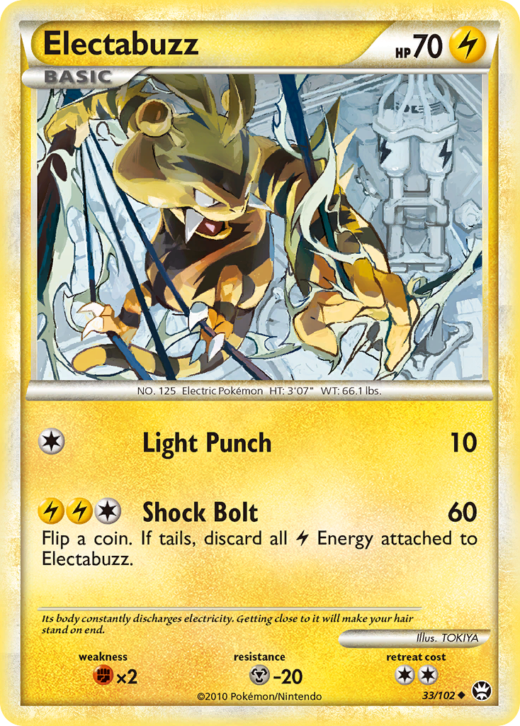 Electabuzz (33/102) [HeartGold & SoulSilver: Triumphant] | Good Games Cannington
