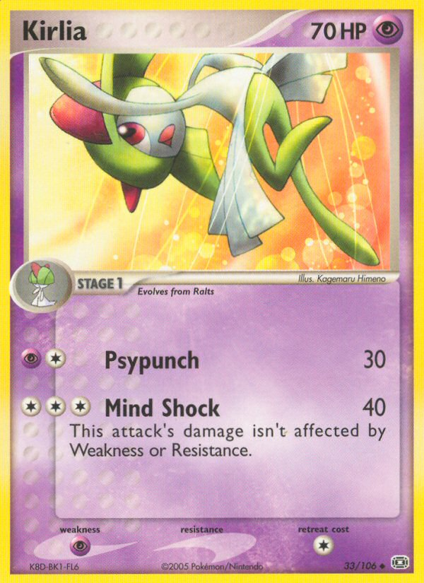 Kirlia (33/106) [EX: Emerald] | Good Games Cannington