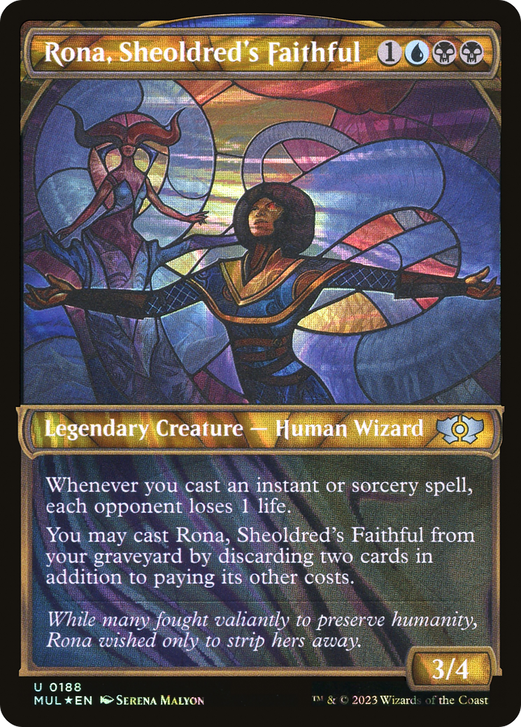 Rona, Sheoldred's Faithful (Halo Foil) [Multiverse Legends] | Good Games Cannington