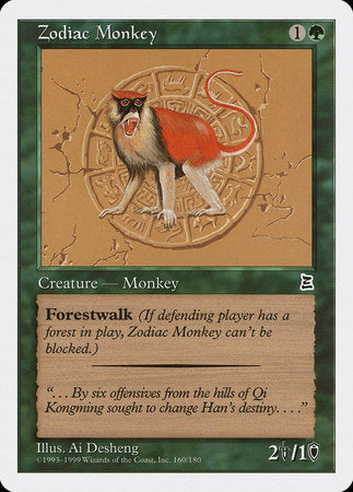 Zodiac Monkey [Portal Three Kingdoms] | Good Games Cannington