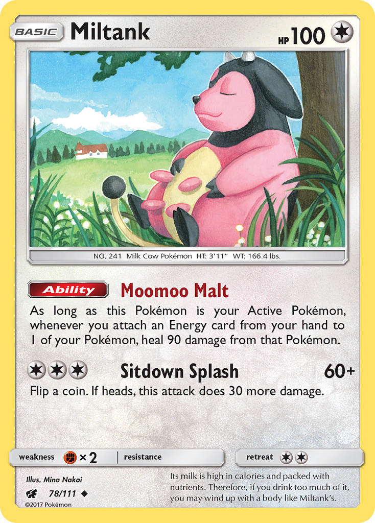 Miltank (78/111) [Sun & Moon: Crimson Invasion] | Good Games Cannington