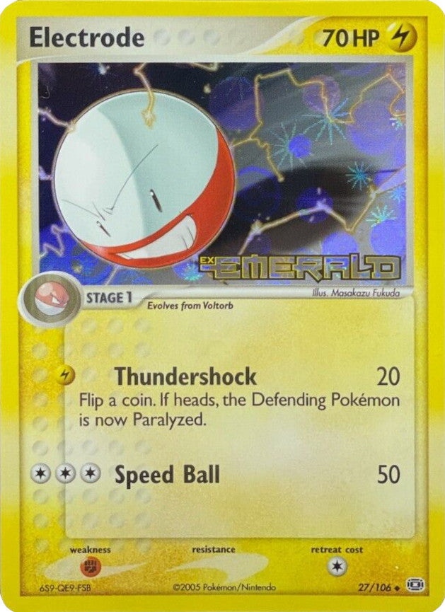 Electrode (27/106) (Stamped) [EX: Emerald] | Good Games Cannington