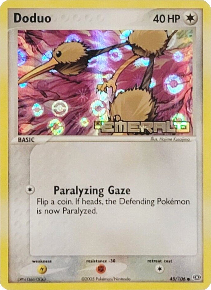Doduo (45/106) (Stamped) [EX: Emerald] | Good Games Cannington