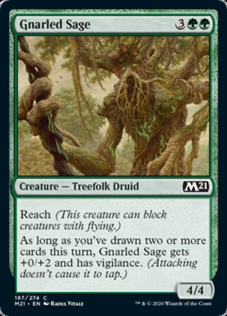 Gnarled Sage [Core Set 2021] | Good Games Cannington