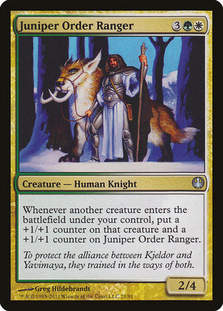 Juniper Order Ranger [Duel Decks: Knights vs. Dragons] | Good Games Cannington