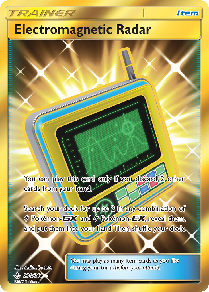 Electromagnetic Radar (230/214) [Sun & Moon: Unbroken Bonds] | Good Games Cannington