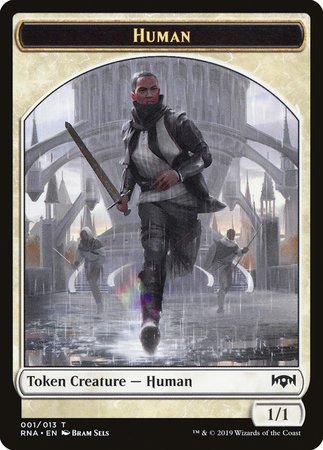 Human Token [Ravnica Allegiance Tokens] | Good Games Cannington