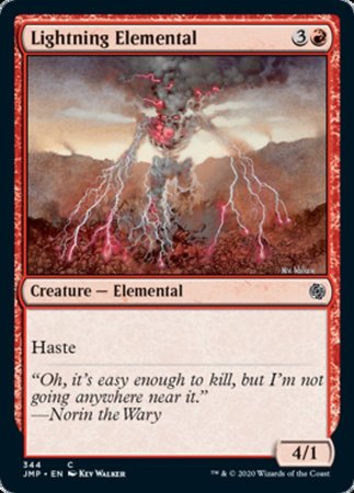 Lightning Elemental [Jumpstart] | Good Games Cannington