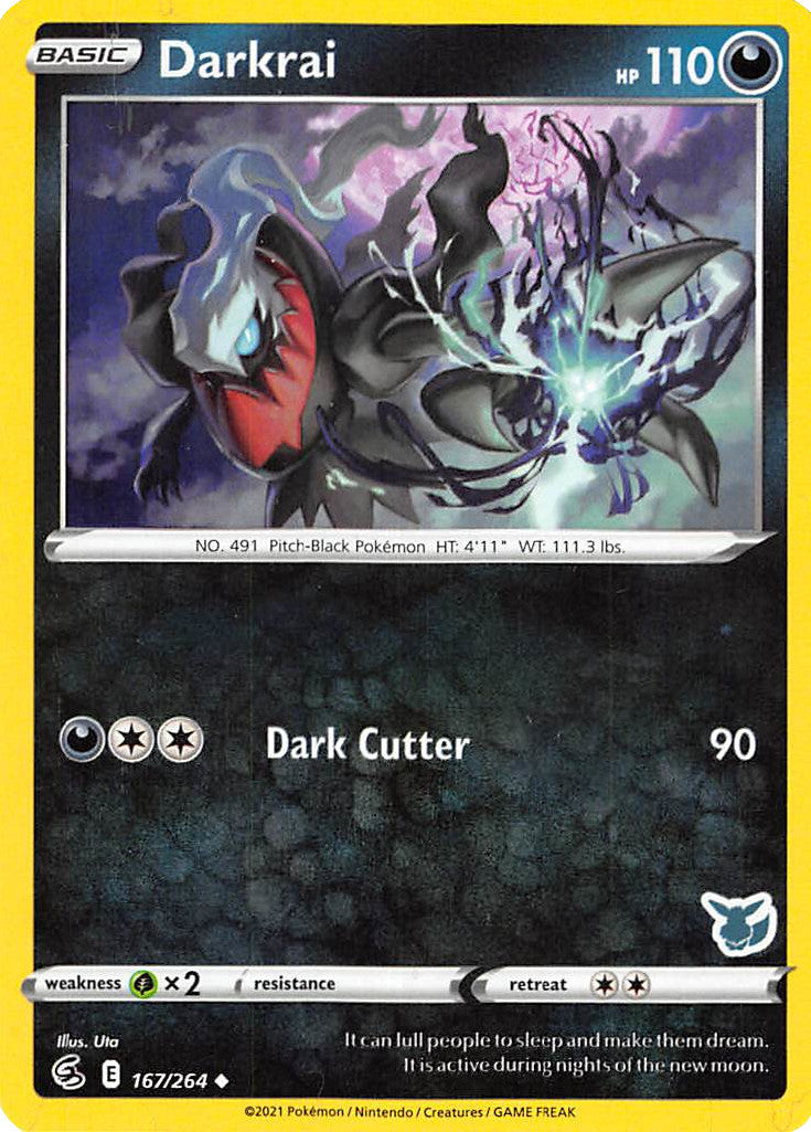 Darkrai (167/264) (Eevee Deck) [Battle Academy 2022] | Good Games Cannington