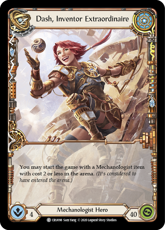 Dash, Inventor Extraordinaire [CRU098] 1st Edition Normal | Good Games Cannington