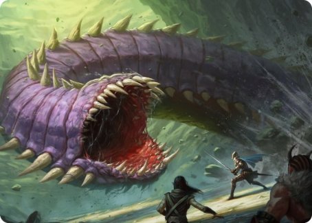 Purple Worm Art Card [Dungeons & Dragons: Adventures in the Forgotten Realms Art Series] | Good Games Cannington
