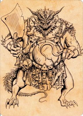 Thrakkus the Butcher Art Card [Commander Legends: Battle for Baldur's Gate Art Series] | Good Games Cannington