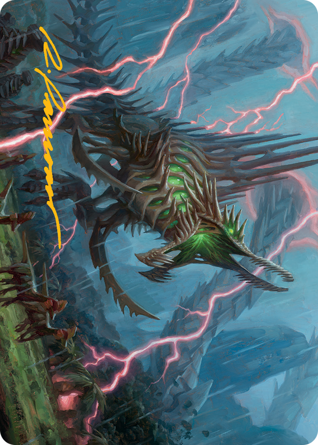 Etali, Primal Sickness Art Card (Gold-Stamped Signature) [March of the Machine Art Series] | Good Games Cannington