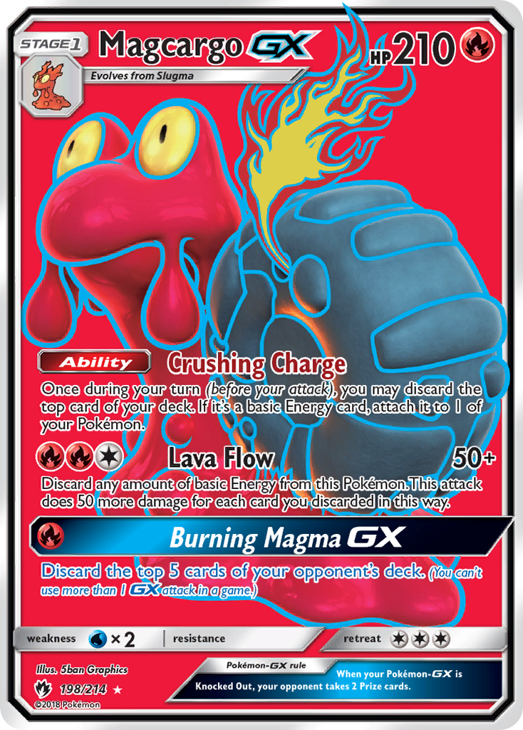 Magcargo GX (198/214) [Sun & Moon: Lost Thunder] | Good Games Cannington