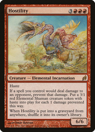 Hostility [Lorwyn] | Good Games Cannington