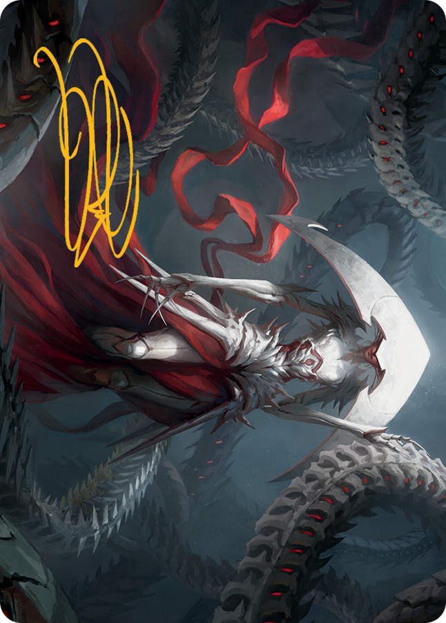 Elesh Norn Art Card (Gold-Stamped Signature) [March of the Machine Art Series] | Good Games Cannington