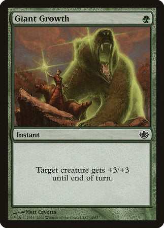Giant Growth [Duel Decks: Garruk vs. Liliana] | Good Games Cannington