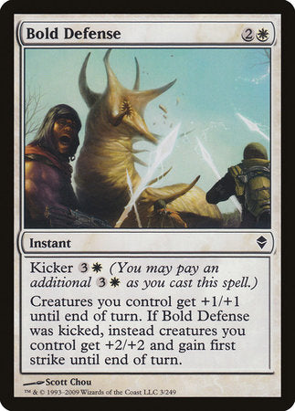 Bold Defense [Zendikar] | Good Games Cannington