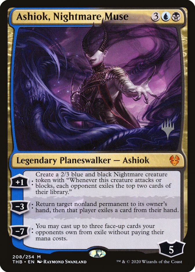 Ashiok, Nightmare Muse (Promo Pack) [Theros Beyond Death Promos] | Good Games Cannington