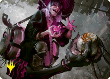 Undercity Scrounger Art Card (Gold-Stamped Signature) [Kamigawa: Neon Dynasty Art Series] | Good Games Cannington