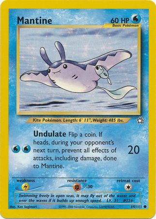 Mantine (64/111) [Neo Genesis Unlimited] | Good Games Cannington