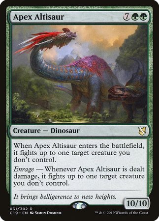 Apex Altisaur [Commander 2019] | Good Games Cannington
