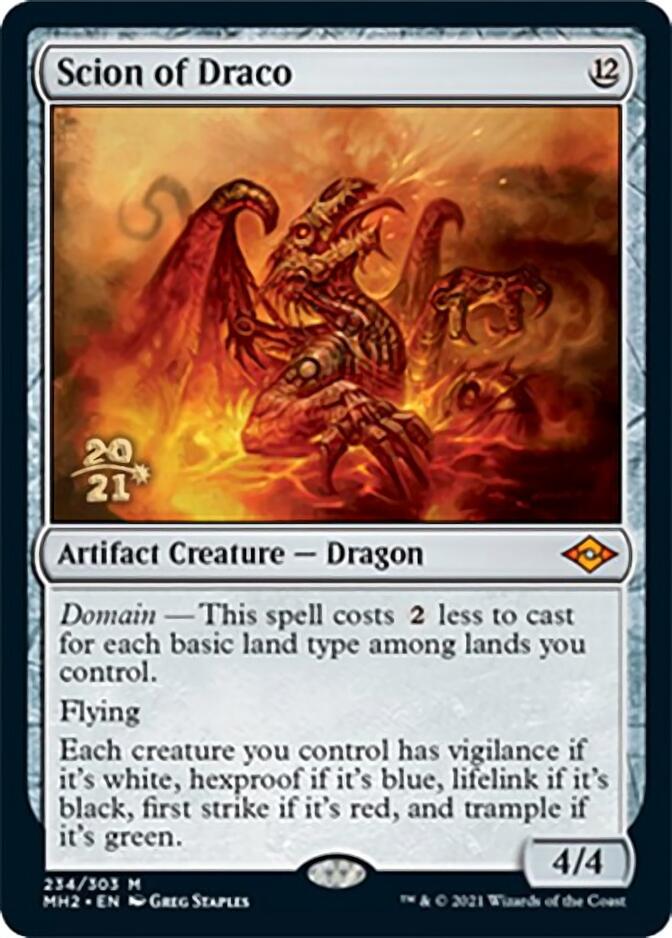 Scion of Draco [Modern Horizons 2 Prerelease Promos] | Good Games Cannington