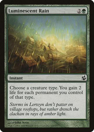 Luminescent Rain [Morningtide] | Good Games Cannington