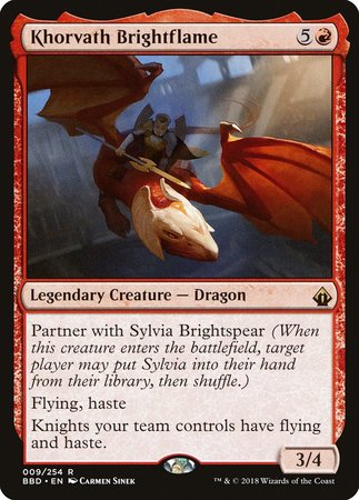 Khorvath Brightflame [Battlebond] | Good Games Cannington