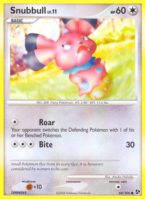 Snubbull (84/106) [Diamond & Pearl: Great Encounters] | Good Games Cannington