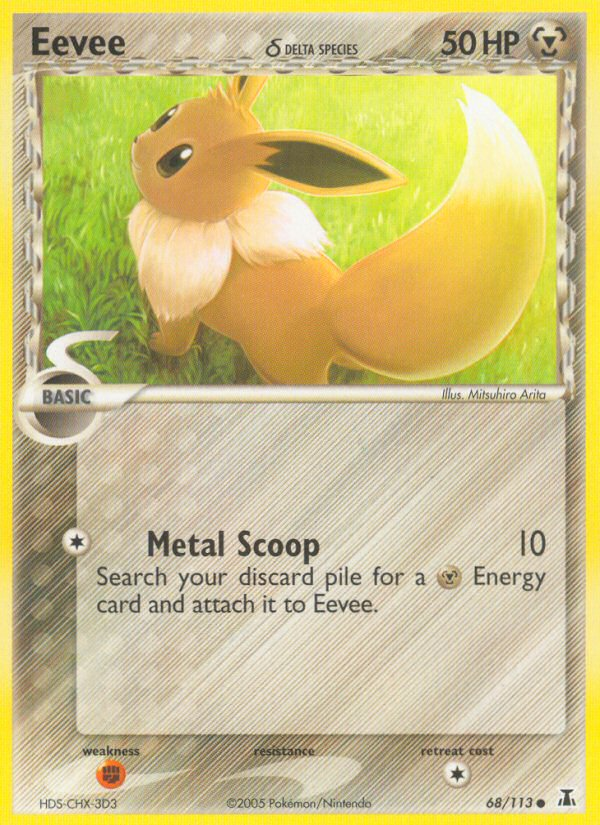Eevee (68/113) (Delta Species) [EX: Delta Species] | Good Games Cannington