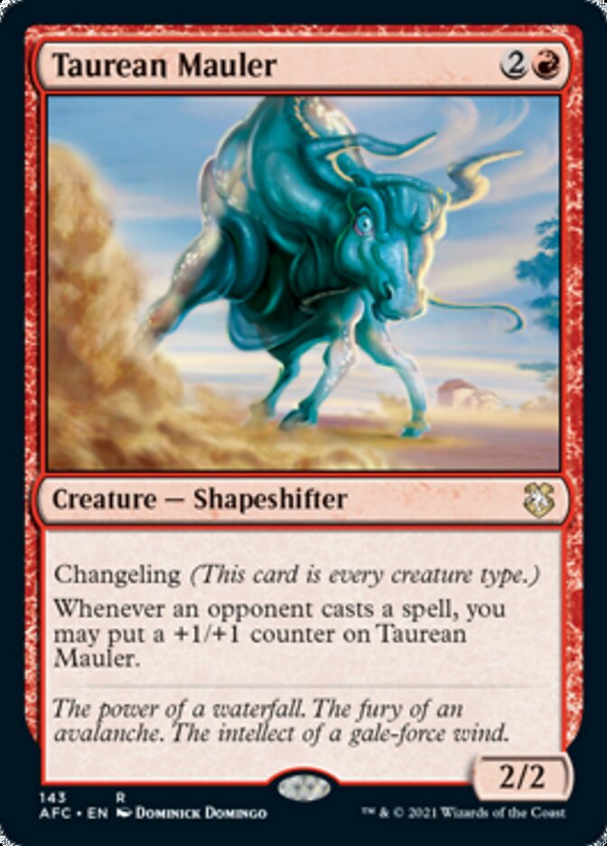 Taurean Mauler [Dungeons & Dragons: Adventures in the Forgotten Realms Commander] | Good Games Cannington