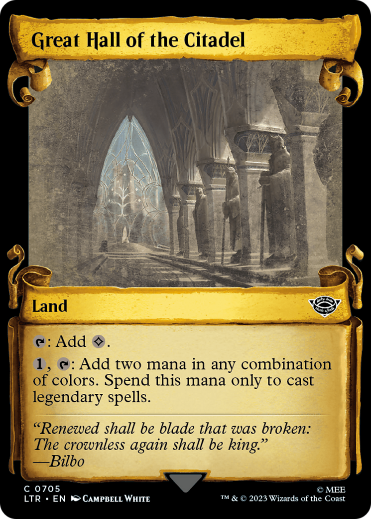 Great Hall of the Citadel [The Lord of the Rings: Tales of Middle-Earth Showcase Scrolls] | Good Games Cannington