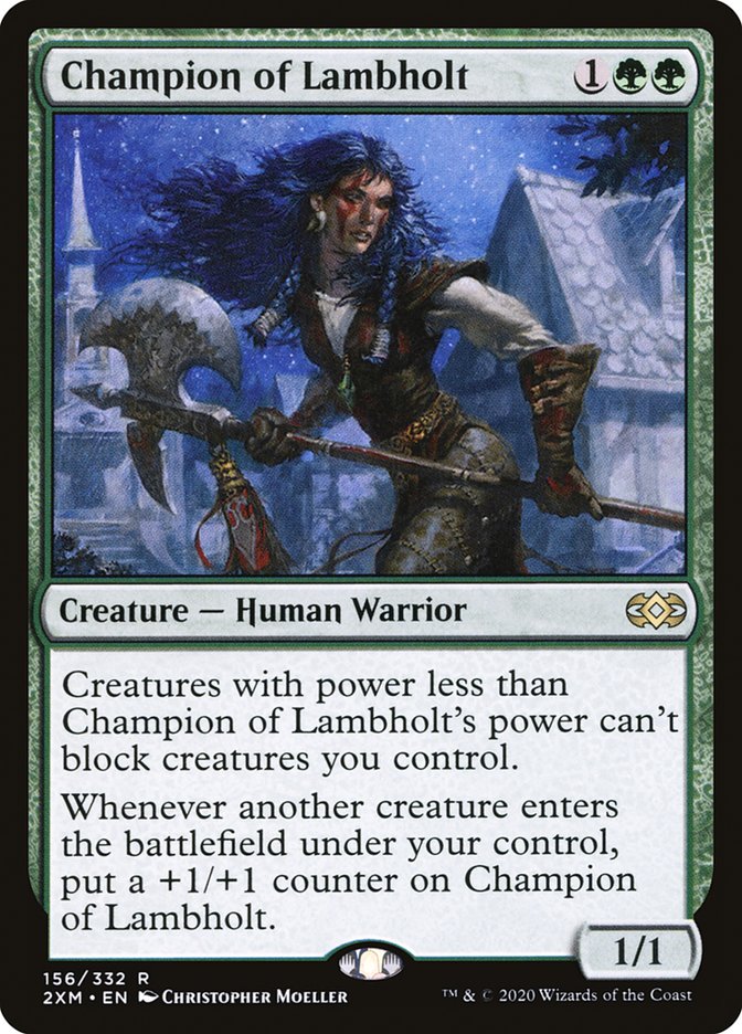 Champion of Lambholt [Double Masters] | Good Games Cannington