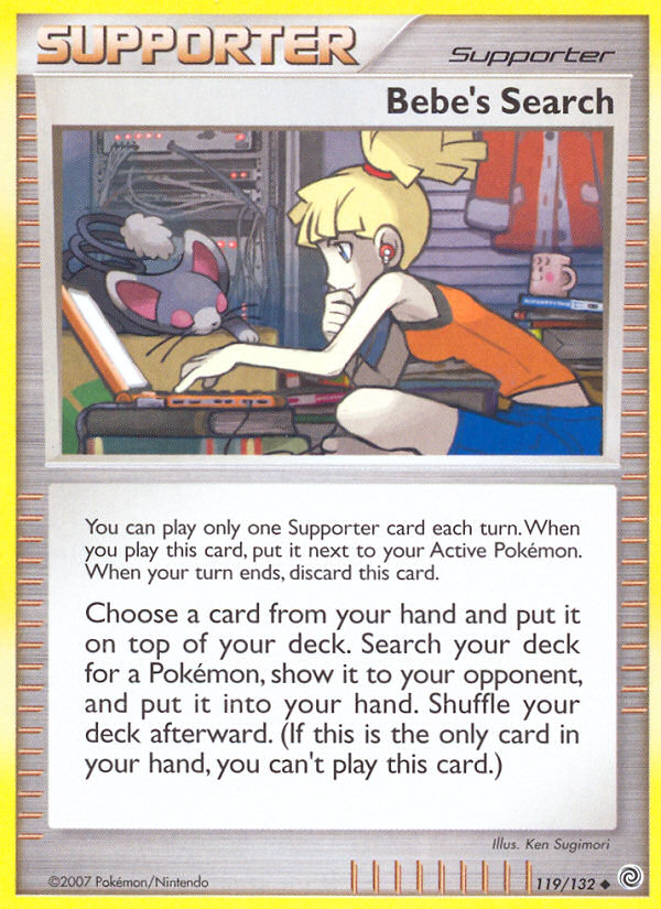 Bebe's Search (119/132) [Diamond & Pearl: Secret Wonders] | Good Games Cannington