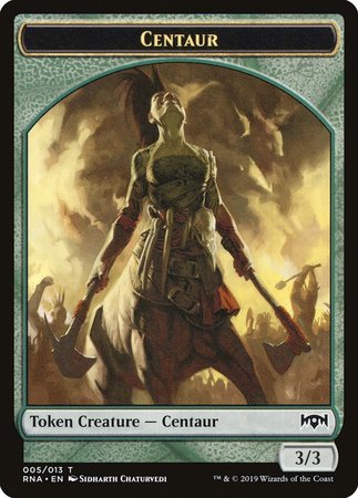 Centaur Token [Ravnica Allegiance Tokens] | Good Games Cannington