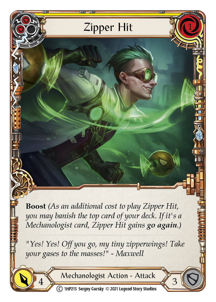 Zipper Hit (Yellow) [1HP215] | Good Games Cannington