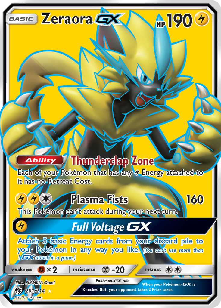 Zeraora GX (201/214) [Sun & Moon: Lost Thunder] | Good Games Cannington