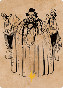 Alaundo the Seer Art Card (Gold-Stamped Signature) [Commander Legends: Battle for Baldur's Gate Art Series] | Good Games Cannington