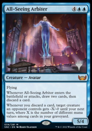 All-Seeing Arbiter (Promo Pack) [Streets of New Capenna Promos] | Good Games Cannington