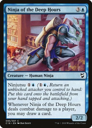 Ninja of the Deep Hours [Commander 2018] | Good Games Cannington