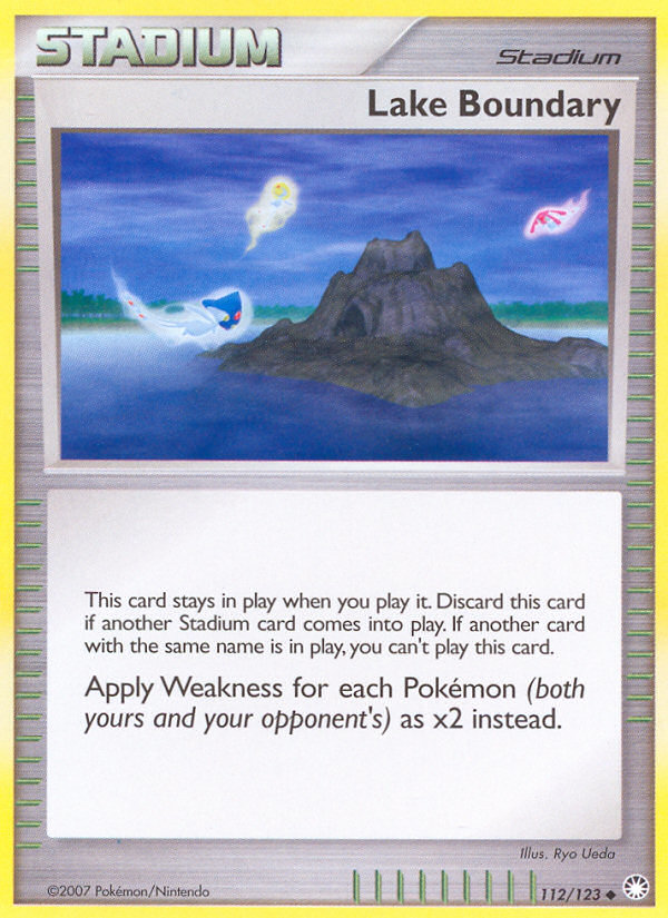 Lake Boundary (112/123) [Diamond & Pearl: Mysterious Treasures] | Good Games Cannington